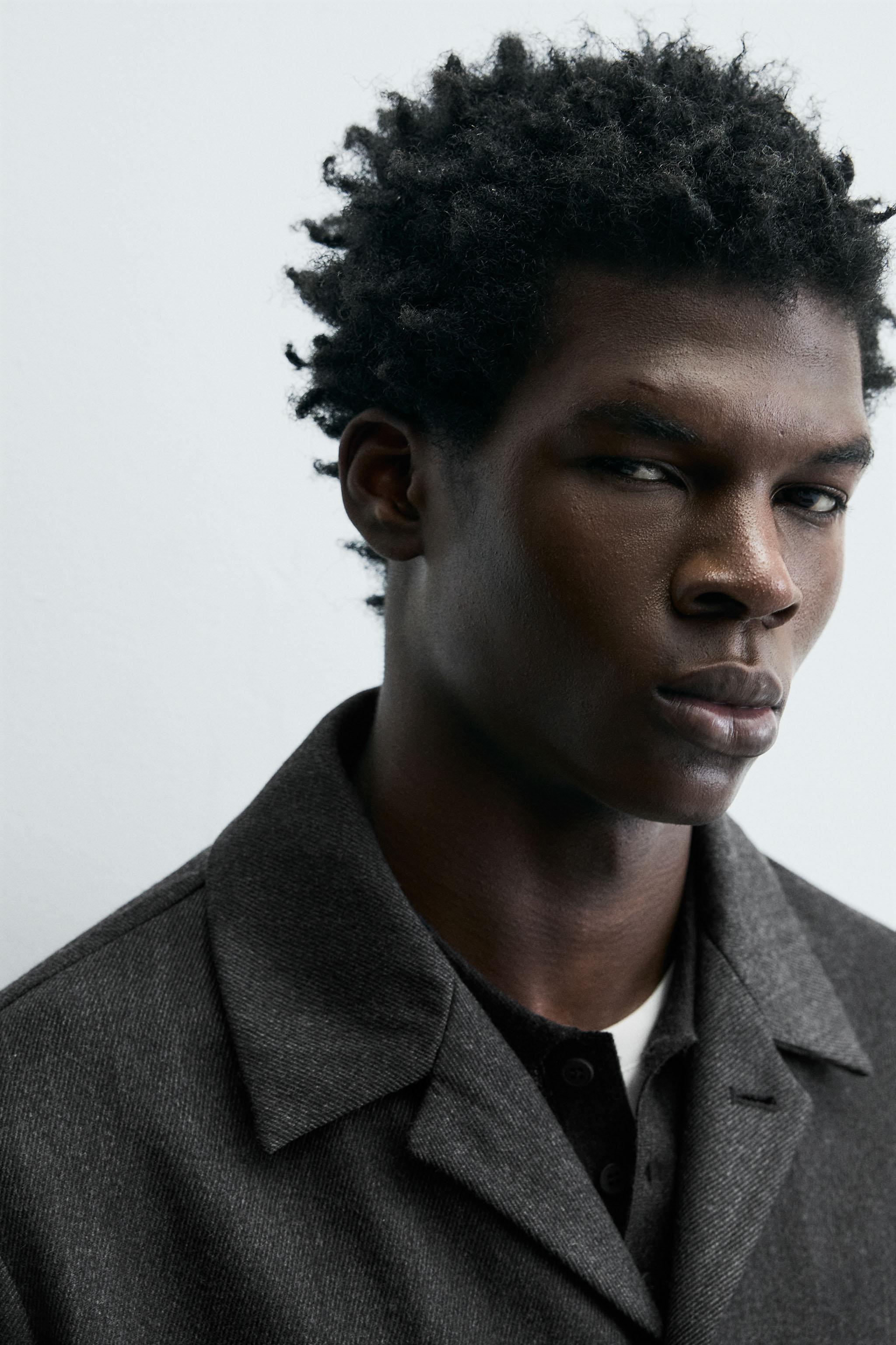 100% WOOL POCKET OVERSHIRT